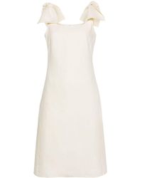 Chloé - A-line Linen Midi Dress - Lyst