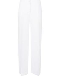 Via Masini 80 - Linen Blend Trousers - Lyst