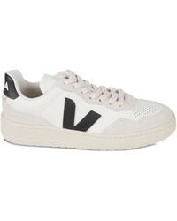 Veja - V-90 Panelled Sneakers - Lyst