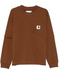 SACAI X CARHARTT WIP - Logo Cotton T-Shirt - Lyst
