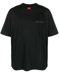 Ferrari - Logo-print Crew-neck T-shirt - Lyst