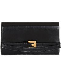 Balmain - Shuffle Leather Wallet On Chain - Lyst