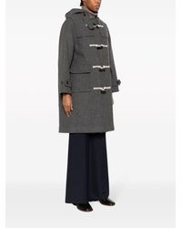 DUNST - Panelled Hooded Duffle Coat - Lyst