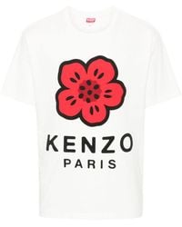 KENZO - Boke Flower Cotton T-Shirt - Lyst