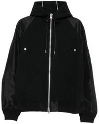 Sacai - Zipped Sweatshirt - Lyst