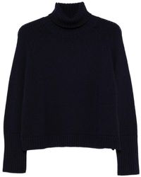 Base London - Wool Turtle-Neck Sweater - Lyst