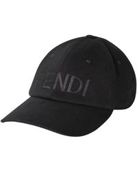 Fendi - Cotton Baseball Cap - Lyst