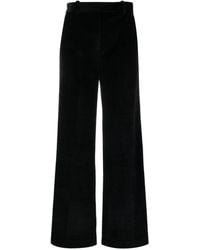 Circolo 1901 - Wide Leg Cotton Blend Trousers - Lyst
