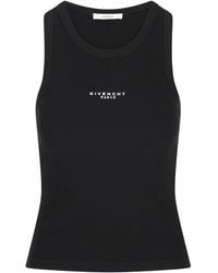 Givenchy - Logo Cotton Tank Top - Lyst