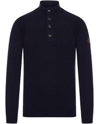 Stone Island - Wool Turtle-Neck Sweater - Lyst