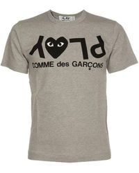 COMME DES GARÇONS PLAY - Cotton T-Shirt - Lyst