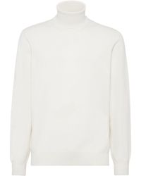 Brunello Cucinelli - Cashmere Turtle-Neck Sweater - Lyst