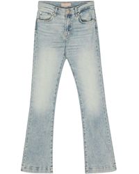 7 For All Mankind - Logo-patch Bootcut Jeans - Lyst