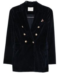 Circolo 1901 - Cotton Double-Breasted Jacket - Lyst