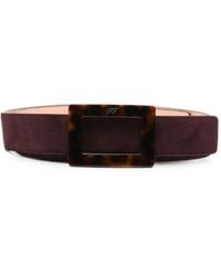 Roger Vivier - Belle Vivier Leather Belt - Lyst