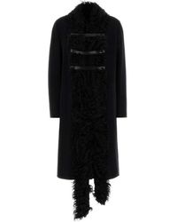 Fendi - Wool Shearling Coat - Lyst