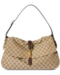 Gucci - Jackie Flap Shoulder Bag - Lyst