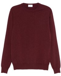 Malo - Round Neck Sweather Thin Wool - Lyst
