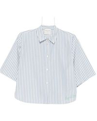 forte_forte - Cotton Blend Boxy Shirt - Lyst