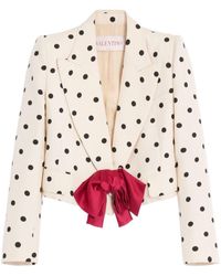 Valentino - Silk Blazer Jacket - Lyst