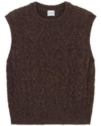 Closed - Wool Blend Vest - Lyst