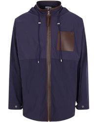 Loewe - Nylon Hooded Jacket - Lyst