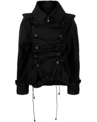 Junya Watanabe - Giacca oversize con ruches - Lyst
