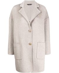 Colombo - Single-breasted Cashmere Coat - Lyst