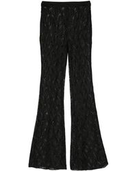 Ermanno Scervino - Macramé Flared Trousers - Lyst