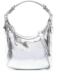BY FAR - Cosmo Metallic Top-handle Bag - Lyst