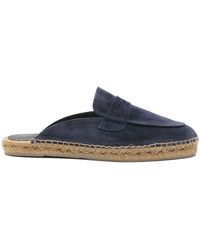 Castañer - Nando Suede Leather Slippers - Lyst