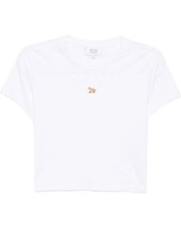 Maison Kitsuné - Baby Fox Cotton T-Shirt - Lyst