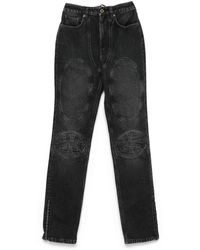 Jean Paul Gaultier - Padded Deatils Denim Jeans - Lyst