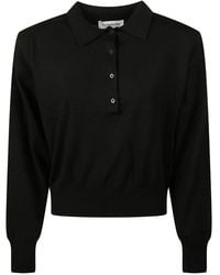 Frankie Shop - Croydon Wool Blend Polo Shirt - Lyst