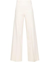 Alysi - Linen Blend Tailored Trousers - Lyst