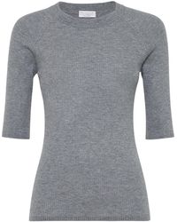 Brunello Cucinelli - Cashmere Blend Crewneck Sweater - Lyst