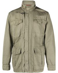 Fay - Hooded Cotton Field Jacket - Lyst