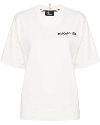 3 MONCLER GRENOBLE - Daynamic Logo-print Cotton T-shirt - Women's - Cotton - Lyst