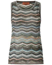 Missoni - Zig Zag Motiv Top - Lyst