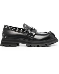 Alexander McQueen - Leather Loafers - Lyst