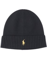 Polo Ralph Lauren - Polo Pony-Embroidered Wool Beanie - Lyst