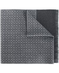 Ferragamo - Sciarpa gancini in lana - Lyst