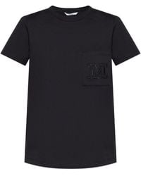 Max Mara - Cotton T-Shirt With Logo - Lyst