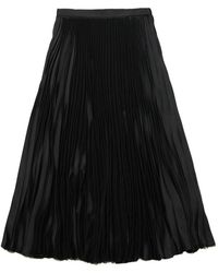 Jil Sander - Pleated Midi Skirt - Lyst