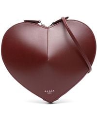 Alaïa - Le Coeur Leather Crossbody Bag - Lyst