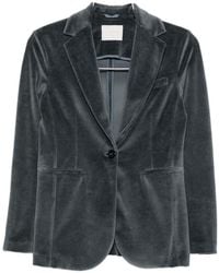 Circolo 1901 - Velvet Single-Breasted Jacket - Lyst