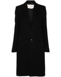 Ami Paris - Wool Single-Breasted Coat - Lyst