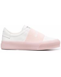Givenchy Leather Elastic Skate Sneakers in White | Lyst