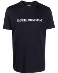 Emporio Armani - T-Shirt Logo - Lyst