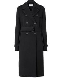 Fendi - Ff Wool Trench Coat - Lyst
